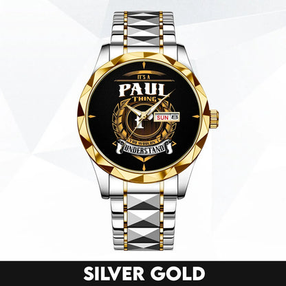 PAUL 13K1-434 Luxury Alloy-Men Watch, Personalized Premium Gift for Anniversary
