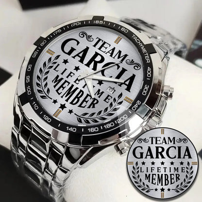 GARCIA 13K1-437 Alloy-Quatz-Men Watch, Personalized Premium Gift for Anniversary