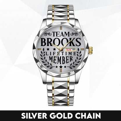 BROOKS 13K1-437 Luxury Alloy-Men Watch, Personalized Premium Gift for Anniversary