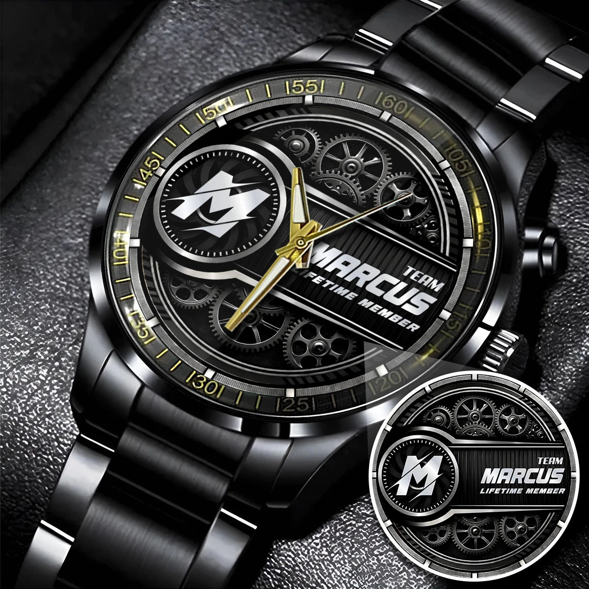 MARCUS 13K1-441 Personalized Watch, Premium Gift for Anniversary