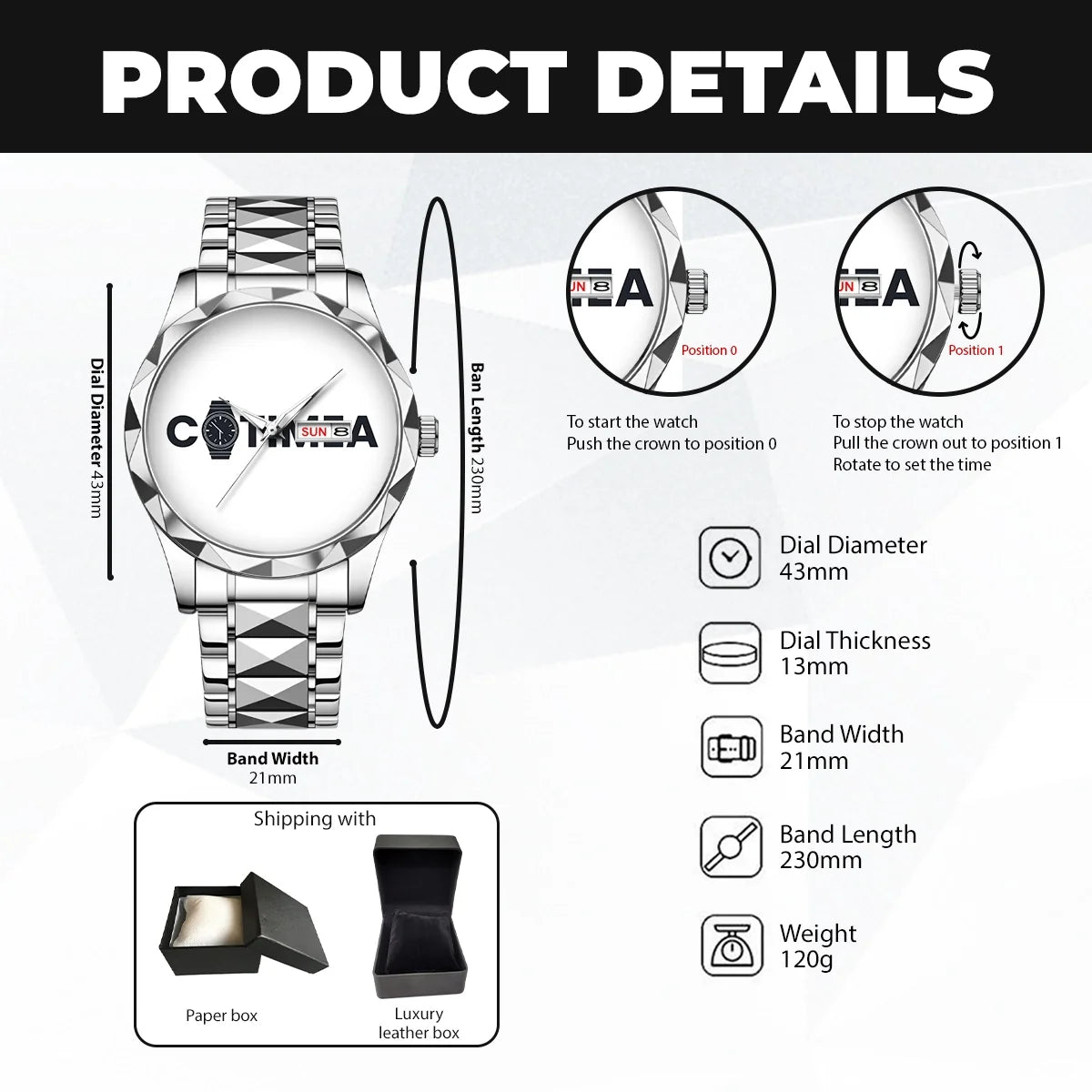Your Time Is Limited Don't Waste It Living Someone Else's Life Silver Watch RYAN M1-W30
