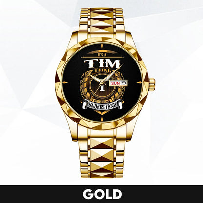 TIM 13K1-434 Luxury Alloy-Men Watch, Personalized Premium Gift for Anniversary