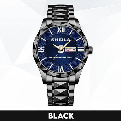 Blue & Silver Watch Dream Big and Dare to Fail SHEILA M1-W36