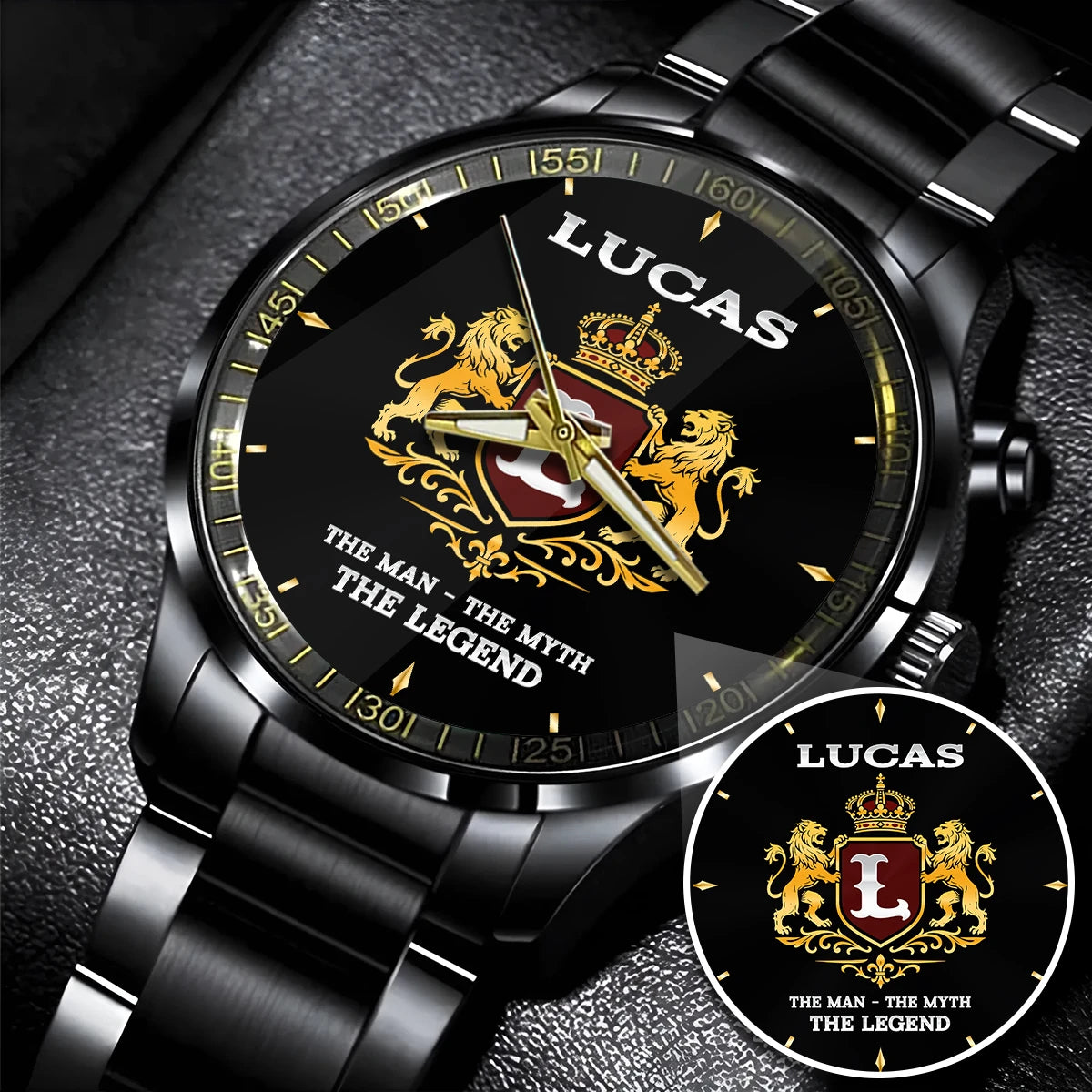 The Man The Myth Legend Royal Luxury Watch LUCAS M1-W21