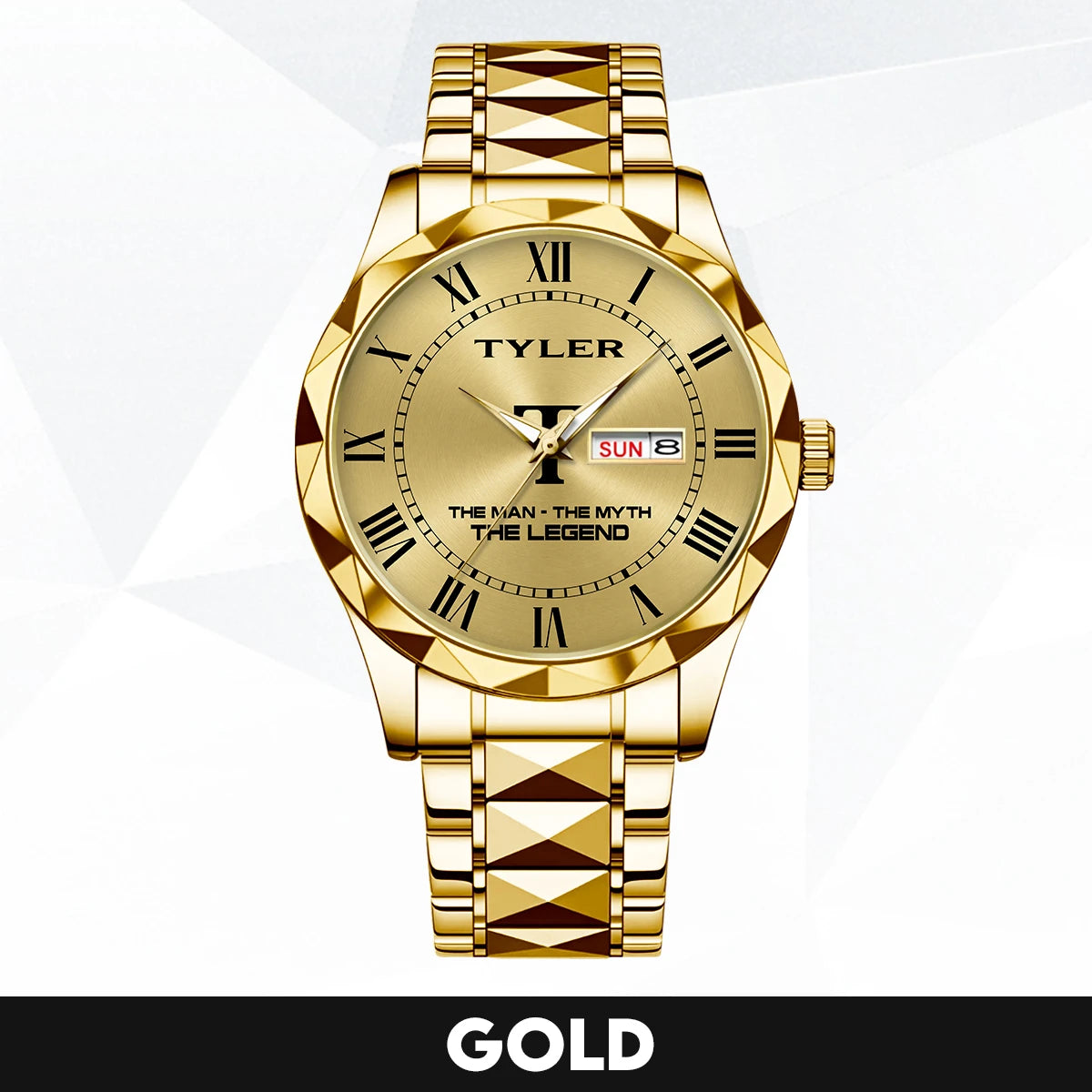 The Man The Myth The Legend Gold Watch TYLER M1-W37