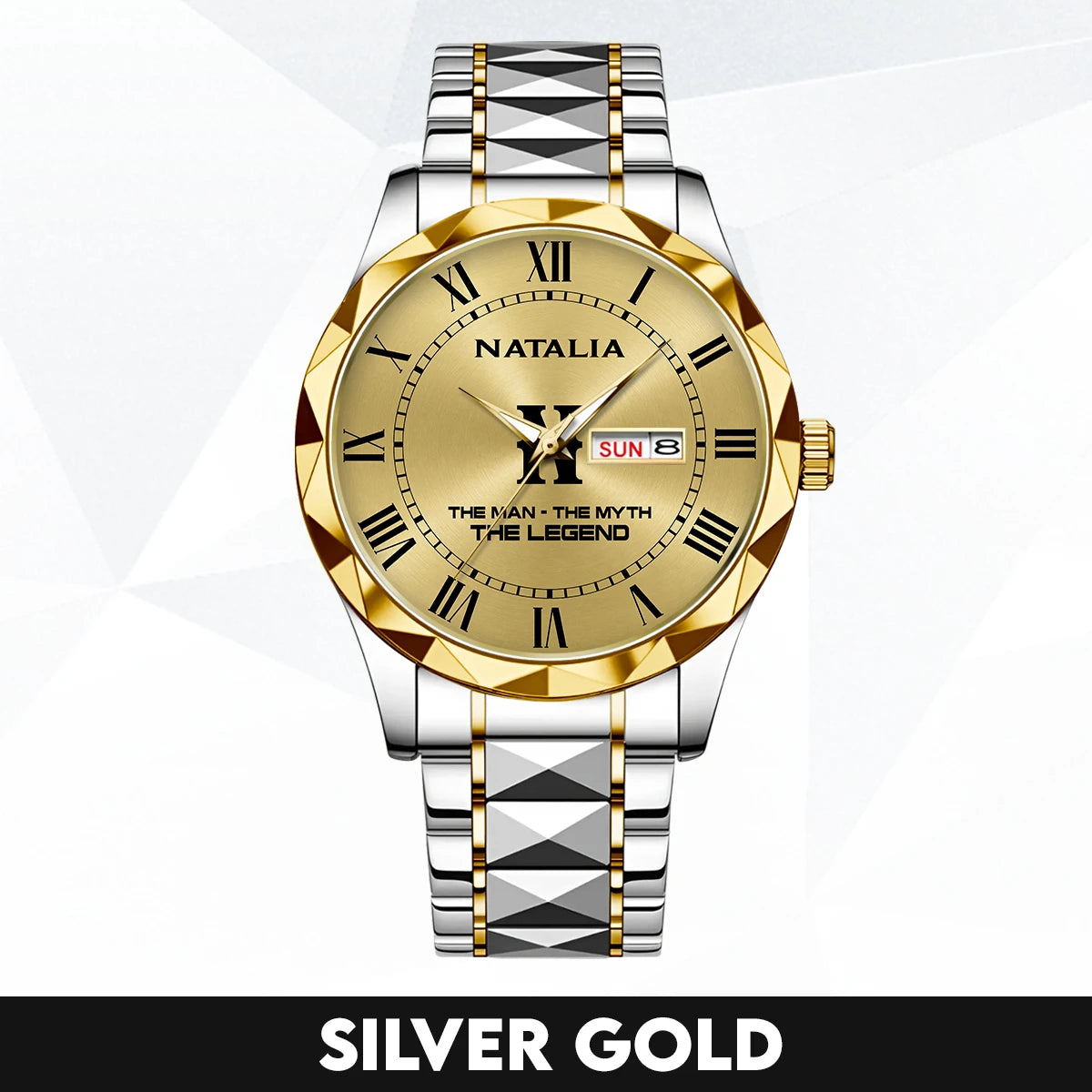 The Man The Myth The Legend Gold Watch NATALIA M1-W37