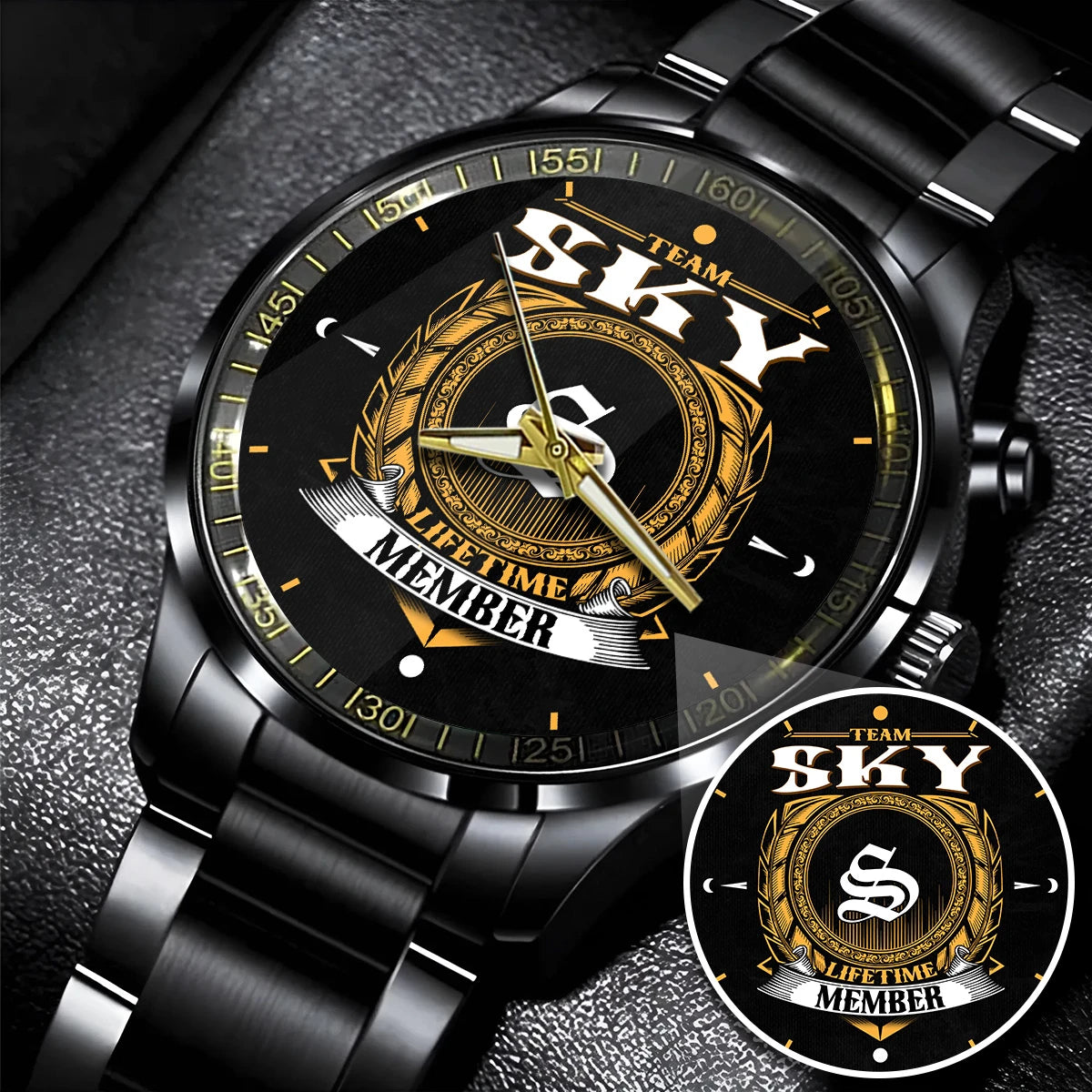 SKY 13K1-445 Personalized Watch, Premium Gift for Anniversary