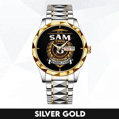 SAM 13K1-434 Luxury Alloy-Men Watch, Personalized Premium Gift for Anniversary