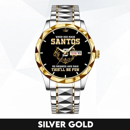 God Made Your Name Royal Watch SANTOS M1-W14