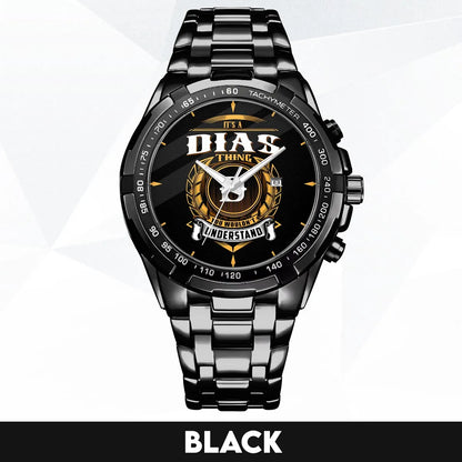 DIAS 13K2-434 Alloy-Quatz-Men Watch, Personalized Premium Gift for Anniversary
