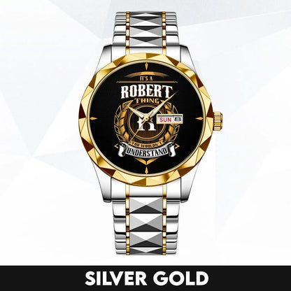 ROBERT 13K1-434 Luxury Alloy-Men Watch, Personalized Premium Gift for Anniversary
