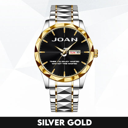 Gold & Black Watch Time You Enjoy Wasting Was Not Time Wasted JOAN M1-W35