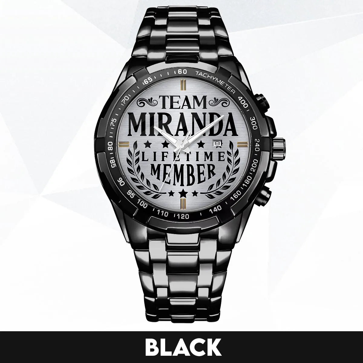 MIRANDA 13K1-437 Alloy-Quatz-Men Watch, Personalized Premium Gift for Anniversary