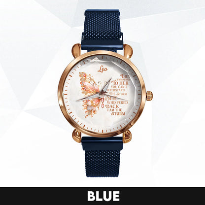 They Whisper To Her You Can't Withstand The Storm Golden Rose Watch LEO M1-W19