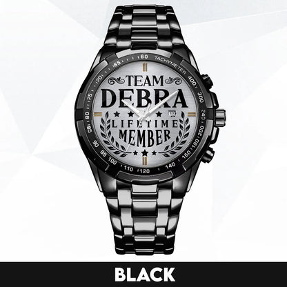 DEBRA 13K1-437 Alloy-Quatz-Men Watch, Personalized Premium Gift for Anniversary