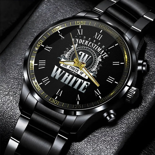 WHITE 13K1-85 Personalized Watch, Premium Gift for Anniversary