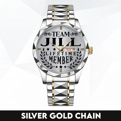 JILL 13K1-437 Luxury Alloy-Men Watch, Personalized Premium Gift for Anniversary