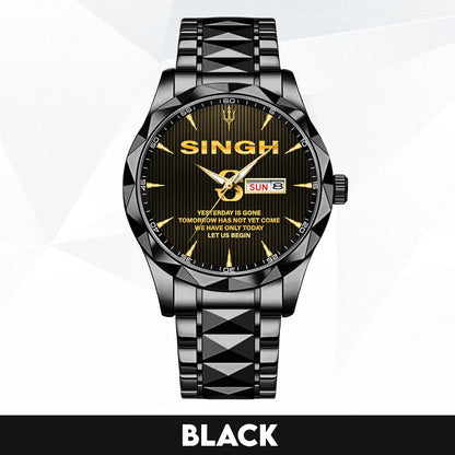 Yesterday Is Gone Mother Teresa Quote Watch SINGH M1-W38