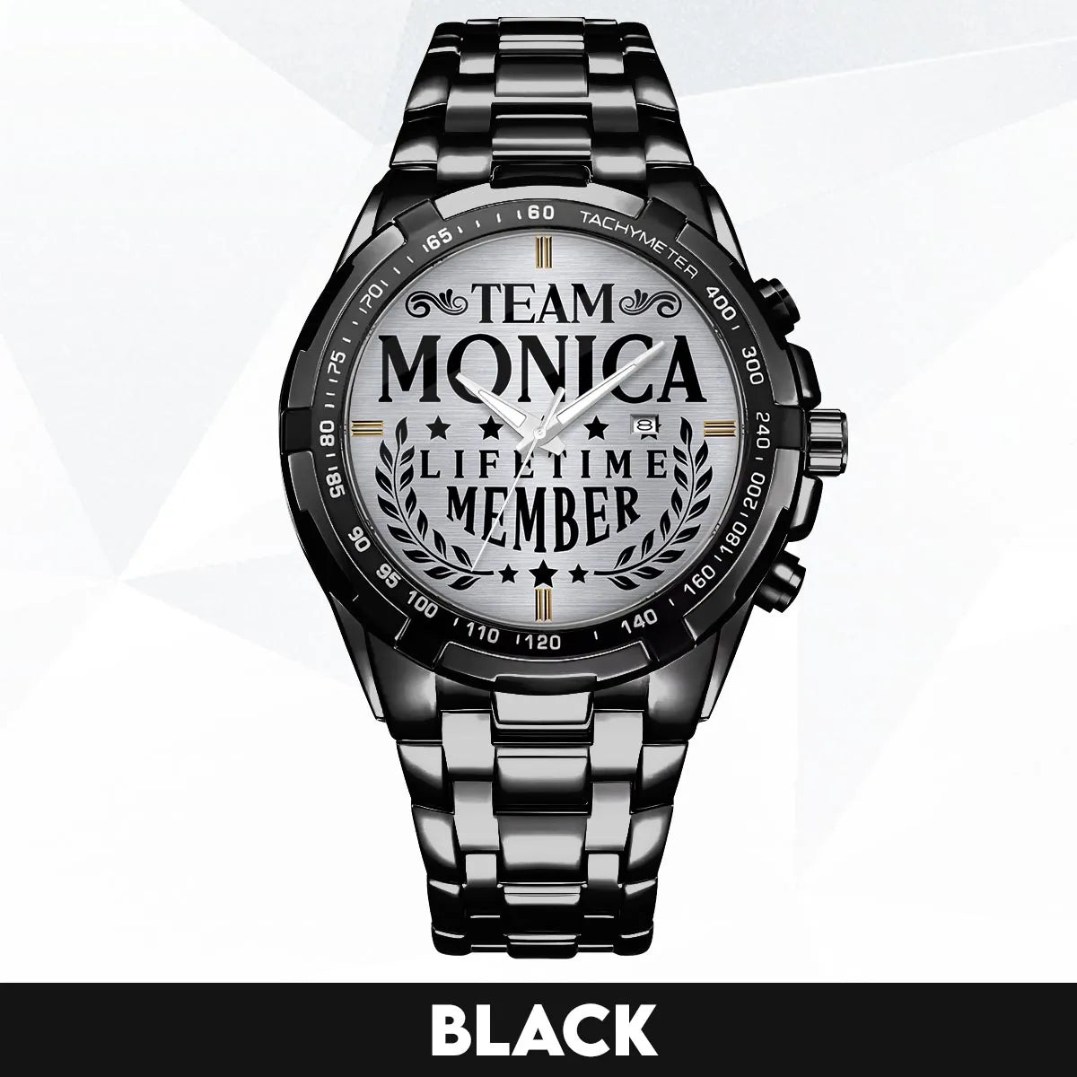 MONICA 13K1-437 Alloy-Quatz-Men Watch, Personalized Premium Gift for Anniversary