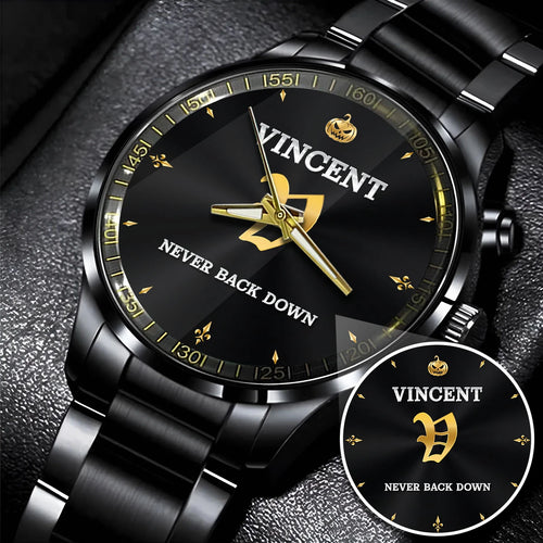 Never Back Down Halloween Pumpkin Watch VINCENT M1-W20