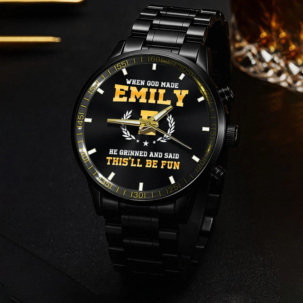 When God Made He Grinned And Said This'll Be Fun Watch EMILY M1-W7