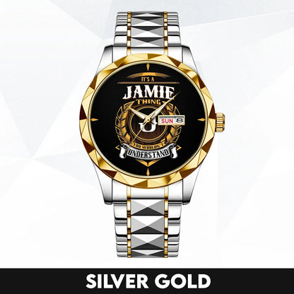 JAMIE 13K1-434 Luxury Alloy-Men Watch, Personalized Premium Gift for Anniversary