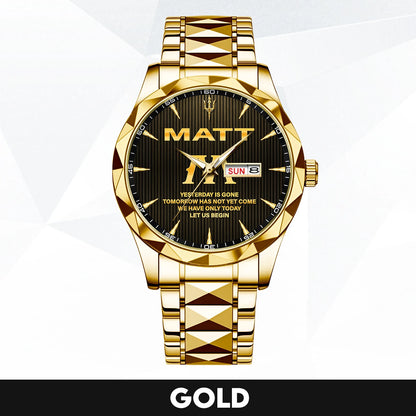 Yesterday Is Gone Mother Teresa Quote Watch MATT M1-W38
