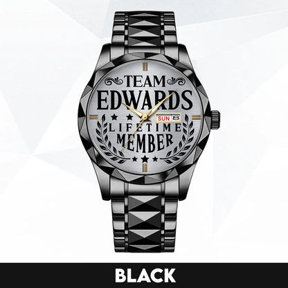 EDWARDS 13K1-437 Luxury Alloy-Men Watch, Personalized Premium Gift for Anniversary