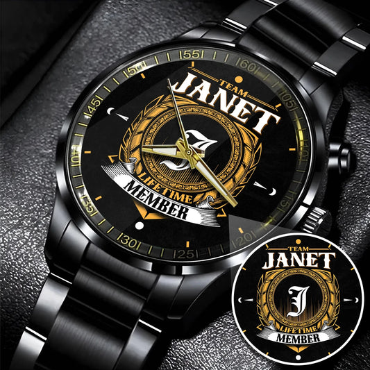 JANET 13K1-445 Personalized Watch, Premium Gift for Anniversary