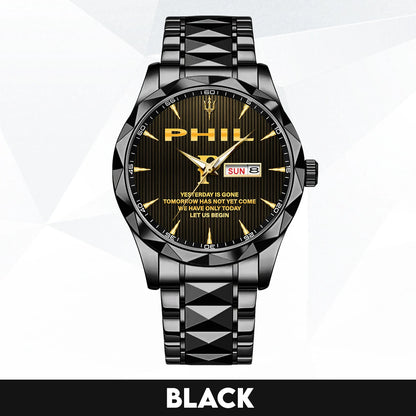 Yesterday Is Gone Mother Teresa Quote Watch PHIL M1-W38