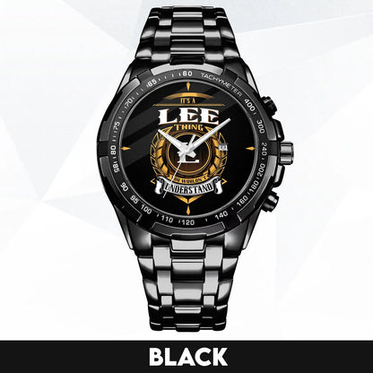 LEE 13K1-434 Alloy-Quatz-Men Watch, Personalized Premium Gift for Anniversary