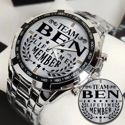 BEN 13K1-437 Alloy-Quatz-Men Watch, Personalized Premium Gift for Anniversary