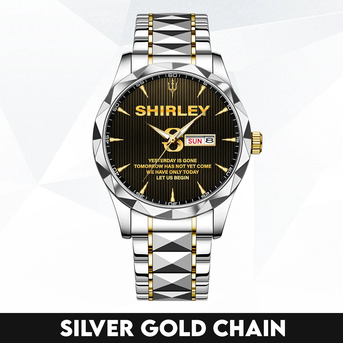 Yesterday Is Gone Mother Teresa Quote Watch SHIRLEY M1-W38