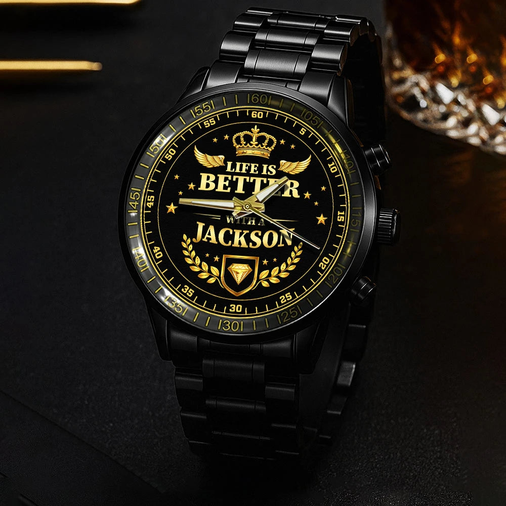JACKSON 13K1-442 Personalized Watch, Premium Gift for Anniversary