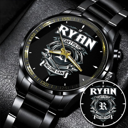 RYAN 13K1-447 – Personalized Name Watch “If Can’t Fix It, No One Can”
