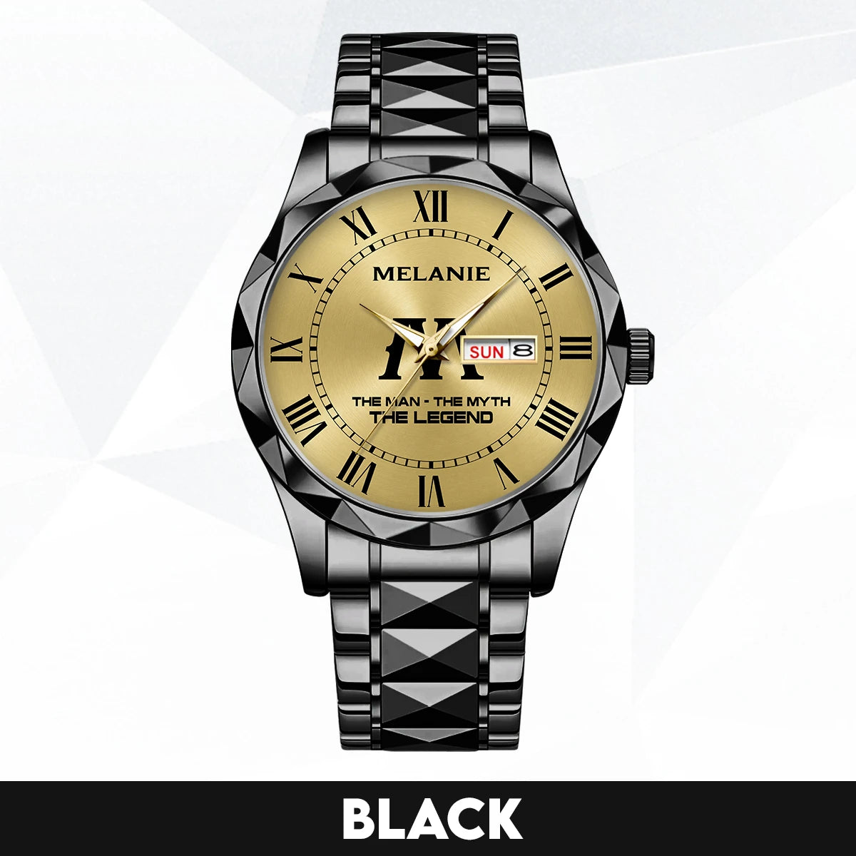 The Man The Myth The Legend Gold Watch MELANIE M1-W37