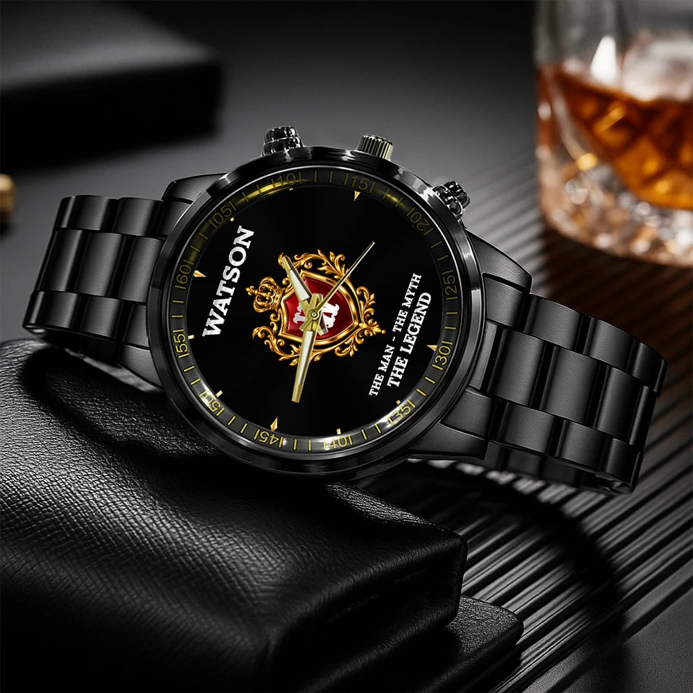 The Man The Myth The Legend Gold Crest Watch WATSON M1-W23