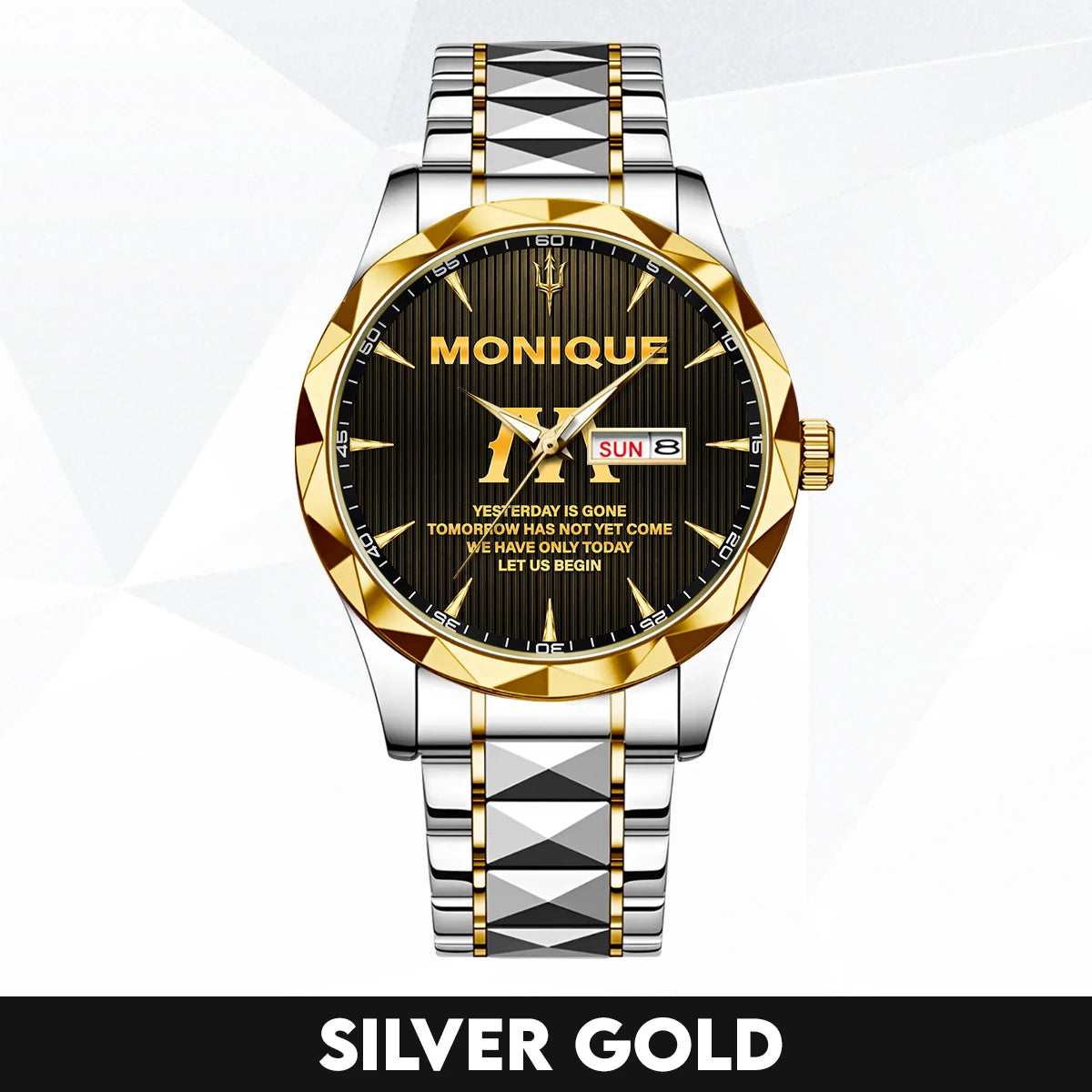 Yesterday Is Gone Mother Teresa Quote Watch MONIQUE M1-W38