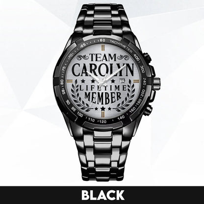 CAROLYN 13K1-437 Alloy-Quatz-Men Watch, Personalized Premium Gift for Anniversary