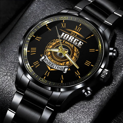 JORGE F01-86 Personalized Watch, Premium Gift for Anniversary