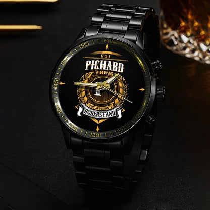 PICHARD 13K18-434 Personalized Watch, Premium Gift for Anniversary
