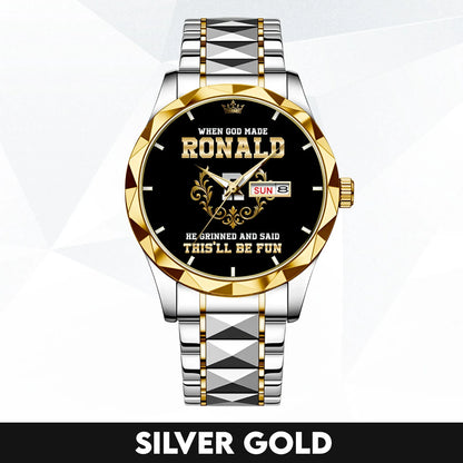 God Made Your Name Royal Watch RONALD M1-W14
