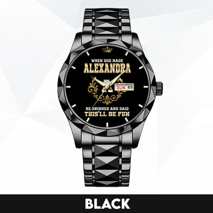 God Made Your Name Royal Watch ALEXANDRA M1-W14