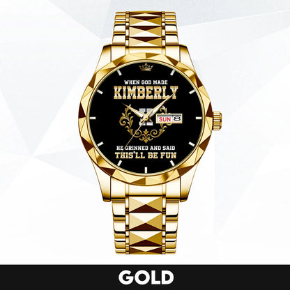 God Made Your Name Royal Watch KIMBERLY M1-W14