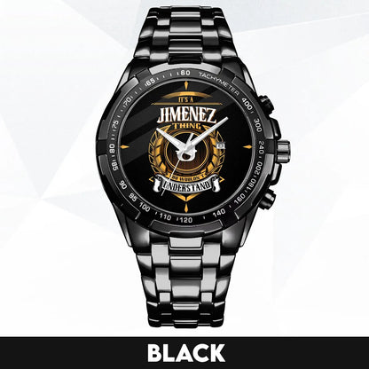 JIMENEZ 13K1-434 Alloy-Quatz-Men Watch, Personalized Premium Gift for Anniversary