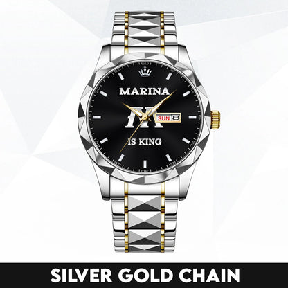 MARINA 13K1-460 Personalized Name Watch