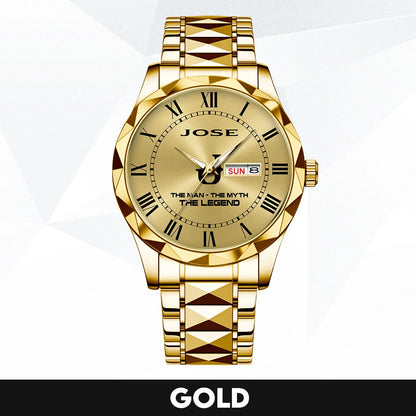 The Man The Myth The Legend Gold Watch JOSE M1-W37