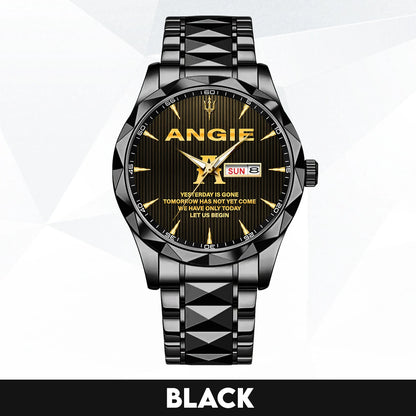 Yesterday Is Gone Mother Teresa Quote Watch ANGIE M1-W38