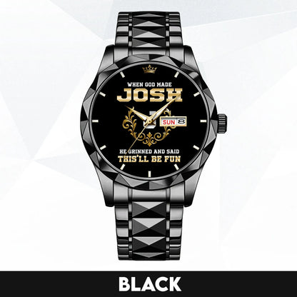 God Made Your Name Royal Watch JOSH M1-W14