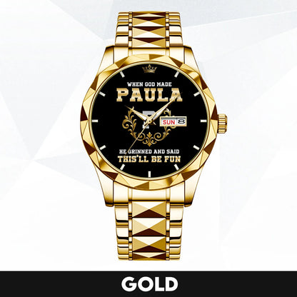 God Made Your Name Royal Watch PAULA M1-W14